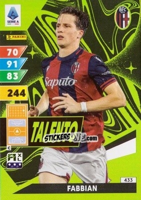 Sticker Giovanni Fabbian - Calciatori 2024-2025. Adrenalyn XL
 n. 433 - Panini