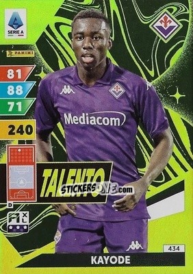 Sticker Michael Kayode - Calciatori 2024-2025. Adrenalyn XL
 n. 434 - Panini
