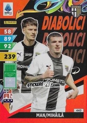 Sticker Dennis Man / Valentin Mihăilă - Calciatori 2024-2025. Adrenalyn XL
 n. 440 - Panini