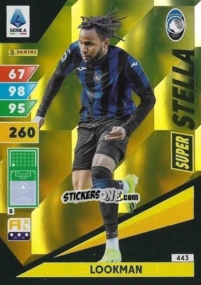 Sticker Ademola Lookman - Calciatori 2024-2025. Adrenalyn XL
 n. 443 - Panini