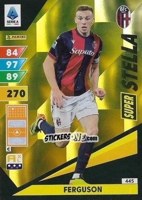 Sticker Lewis Ferguson - Calciatori 2024-2025. Adrenalyn XL
 n. 445 - Panini