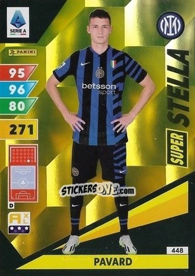 Sticker Benjamin Pavard - Calciatori 2024-2025. Adrenalyn XL
 n. 448 - Panini