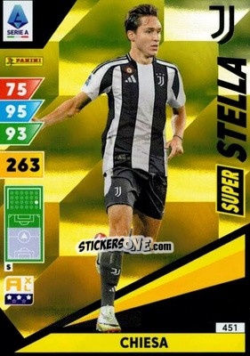 Sticker Federico Chiesa - Calciatori 2024-2025. Adrenalyn XL
 n. 451 - Panini