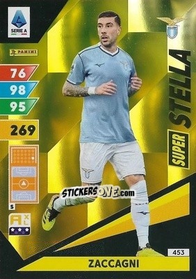 Sticker Mattia Zaccagni - Calciatori 2024-2025. Adrenalyn XL
 n. 453 - Panini