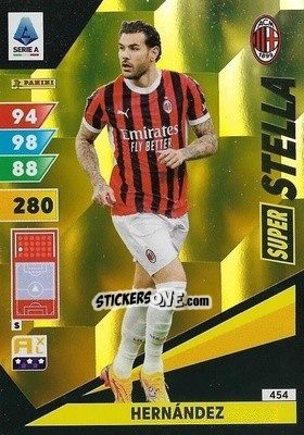 Sticker Théo Hernandez - Calciatori 2024-2025. Adrenalyn XL
 n. 454 - Panini