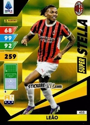 Sticker Rafael Leão - Calciatori 2024-2025. Adrenalyn XL
 n. 455 - Panini