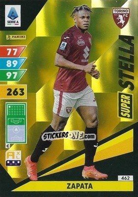 Sticker Duván Zapata - Calciatori 2024-2025. Adrenalyn XL
 n. 462 - Panini