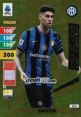 Sticker Alessandro Bastoni - Calciatori 2024-2025. Adrenalyn XL
 n. 465 - Panini