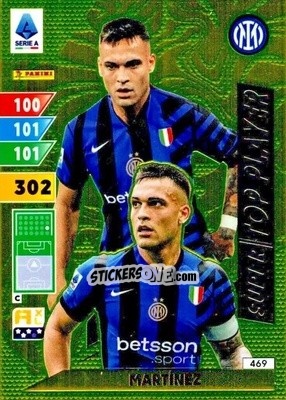 Sticker Lautaro Martínez - Calciatori 2024-2025. Adrenalyn XL
 n. 469 - Panini
