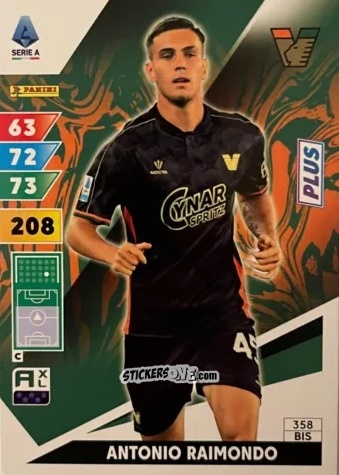 Figurina Antonio Raimondo - Calciatori 2024-2025. Adrenalyn XL
 n. 358bis - Panini