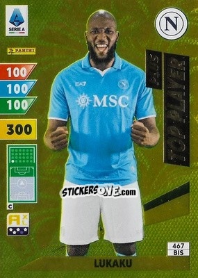 Sticker Romelu Lukaku - Calciatori 2024-2025. Adrenalyn XL
 n. 467bis - Panini