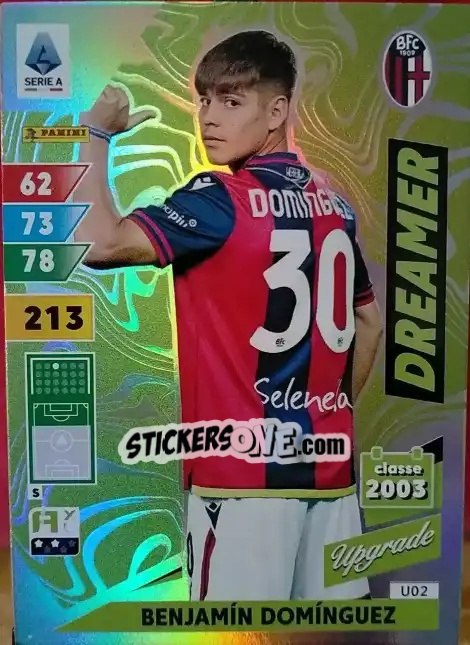 Sticker Benjamin Dominguez - Calciatori 2024-2025. Adrenalyn XL
 n. U2 - Panini