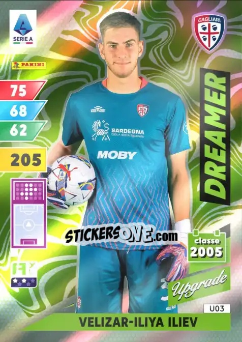 Cromo Velizar-Iliya Iliev - Calciatori 2024-2025. Adrenalyn XL
 n. U3 - Panini