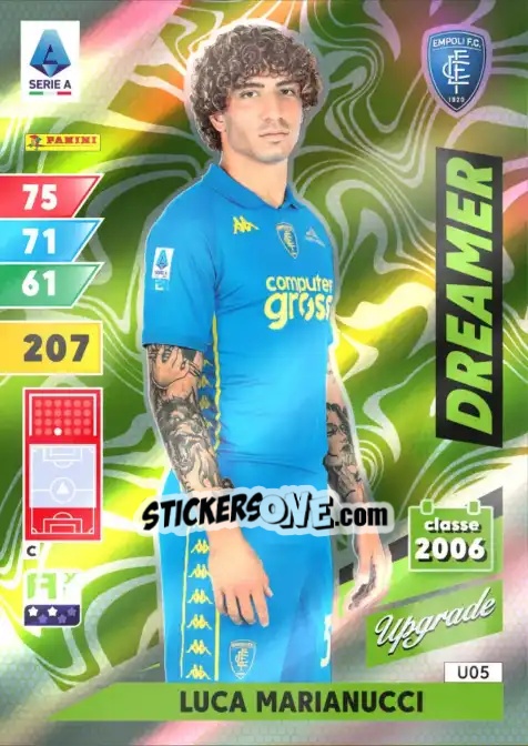Sticker Luca Marianucci - Calciatori 2024-2025. Adrenalyn XL
 n. U5 - Panini
