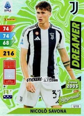 Sticker Nicolo Savona - Calciatori 2024-2025. Adrenalyn XL
 n. U10 - Panini