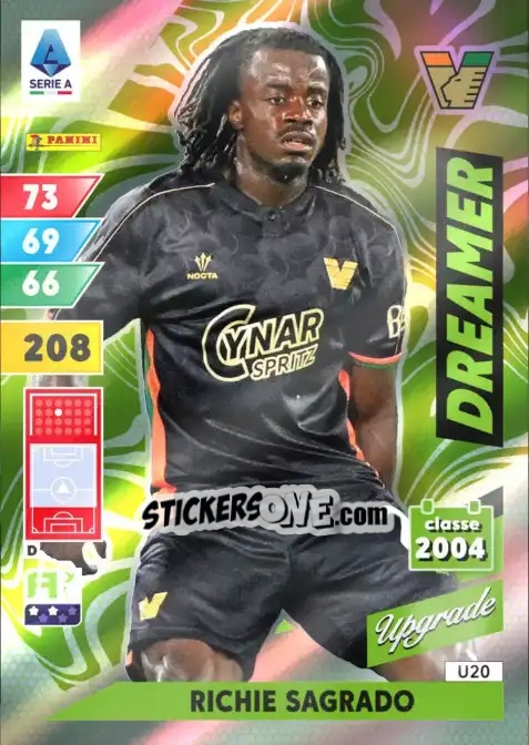 Sticker Richie Sagrado - Calciatori 2024-2025. Adrenalyn XL
 n. U20 - Panini