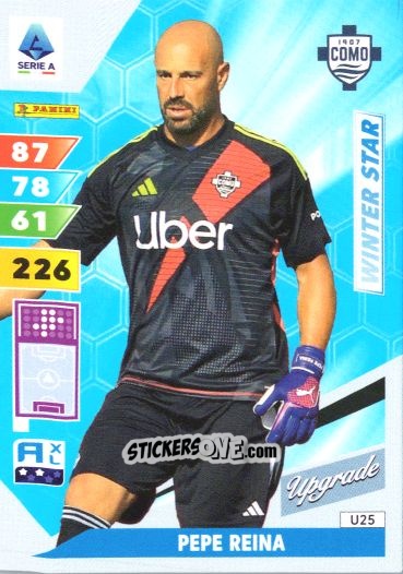 Sticker Pepe Reina - Calciatori 2024-2025. Adrenalyn XL
 n. U25 - Panini