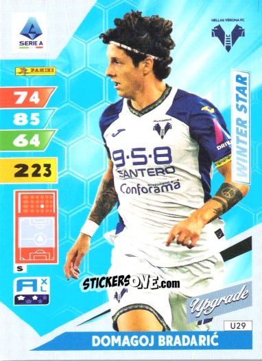 Sticker Domagoj Bradaric - Calciatori 2024-2025. Adrenalyn XL
 n. U29 - Panini