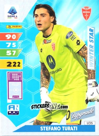 Sticker Stefano Turati - Calciatori 2024-2025. Adrenalyn XL
 n. U35 - Panini
