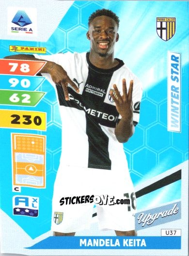 Sticker Mandela Keita - Calciatori 2024-2025. Adrenalyn XL
 n. U37 - Panini