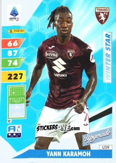 Sticker Yann Karamoh - Calciatori 2024-2025. Adrenalyn XL
 n. U39 - Panini