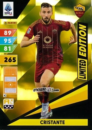 Sticker Cristante - Calciatori 2024-2025. Adrenalyn XL
 n. LE-CR - Panini