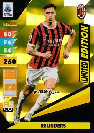 Sticker Reijnders - Calciatori 2024-2025. Adrenalyn XL
 n. LE-RE - Panini