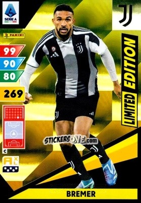 Sticker Bremer - Calciatori 2024-2025. Adrenalyn XL
 n. LE-BR - Panini