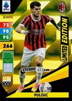 Sticker Pulisic - Calciatori 2024-2025. Adrenalyn XL
 n. LE-PU - Panini
