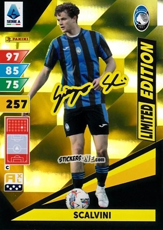 Figurina Scalvini Firma - Calciatori 2024-2025. Adrenalyn XL
 n. LE-SCS - Panini