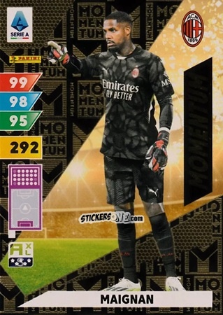 Sticker Maignan - Calciatori 2024-2025. Adrenalyn XL
 n. M4 - Panini