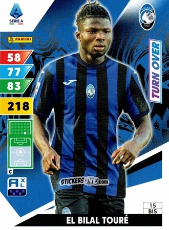 Sticker El Bilal Toure - Calciatori 2024-2025. Adrenalyn XL
 n. 15bis - Panini