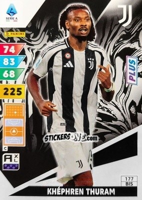 Sticker Khephren Thuram - Calciatori 2024-2025. Adrenalyn XL
 n. 177bis - Panini