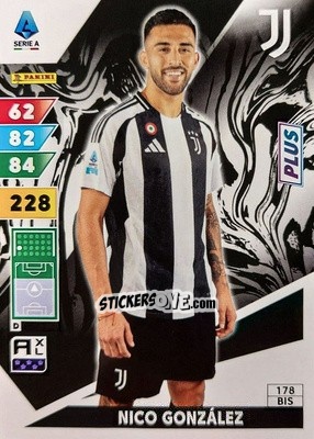 Sticker Nico Gonzalez - Calciatori 2024-2025. Adrenalyn XL
 n. 178-bis - Panini