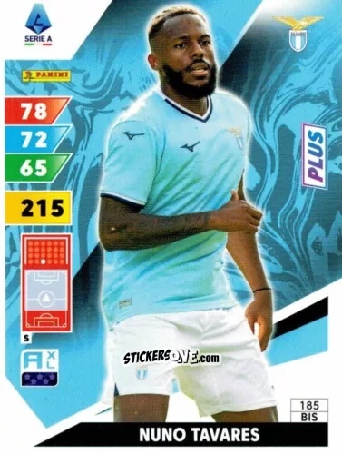 Figurina Nuno Tavares - Calciatori 2024-2025. Adrenalyn XL
 n. 185-bis - Panini