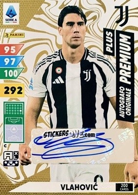 Sticker Dusan Vlahovic - Calciatori 2024-2025. Adrenalyn XL
 n. AOPP2 - Panini