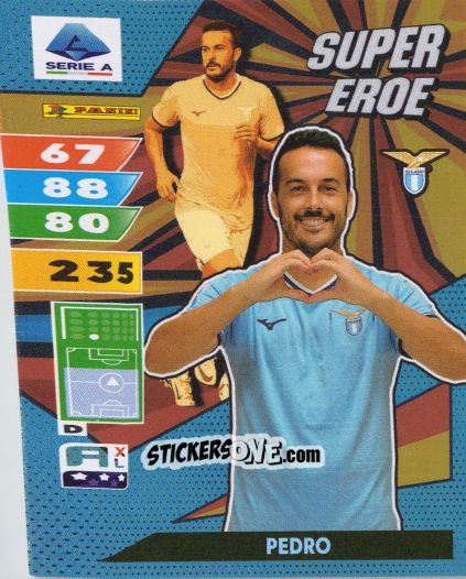 Sticker Pedro - Calciatori 2024-2025. Adrenalyn XL
 n. SE4 - Panini