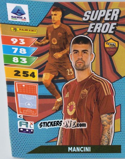 Sticker Gianluca Mancini - Calciatori 2024-2025. Adrenalyn XL
 n. SE8 - Panini
