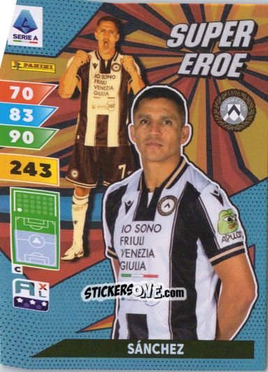 Sticker Alexis Sanchez - Calciatori 2024-2025. Adrenalyn XL
 n. SE9 - Panini