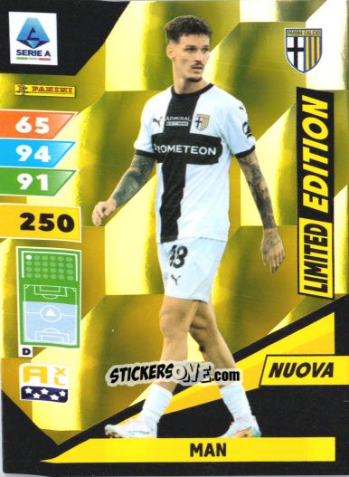 Sticker Dennis Man - Calciatori 2024-2025. Adrenalyn XL
 n. LE-DM - Panini