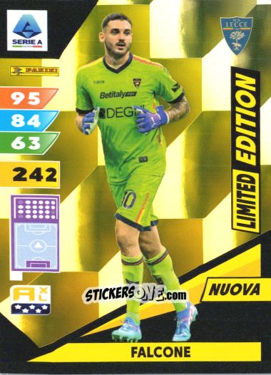 Sticker Wladimiro Falcone - Calciatori 2024-2025. Adrenalyn XL
 n. LE-WF - Panini