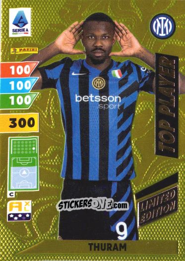 Sticker Marcus Thuram - Calciatori 2024-2025. Adrenalyn XL
 n. LETP-MT - Panini