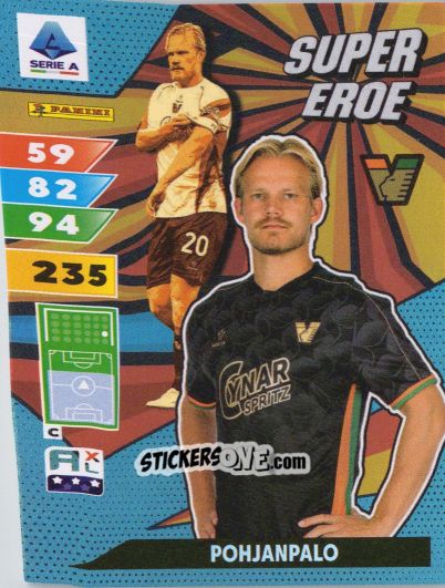 Sticker Joel Pohjanpalo - Calciatori 2024-2025. Adrenalyn XL
 n. SE1 - Panini
