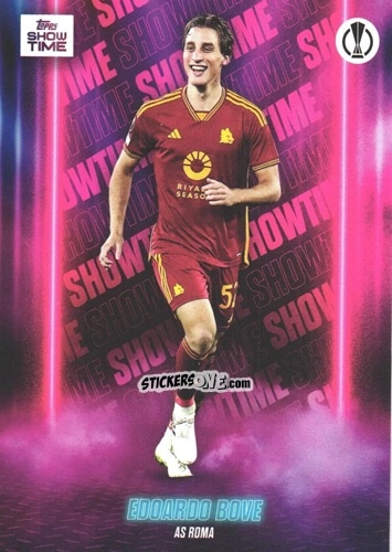 Sticker Edoardo Bove - UEFA Club Competitions Showtime 2023/24
 n. 12SH - Topps