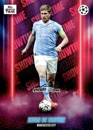 Figurina Kevin De Bruyne - UEFA Club Competitions Showtime 2023/24
 n. 18SH - Topps