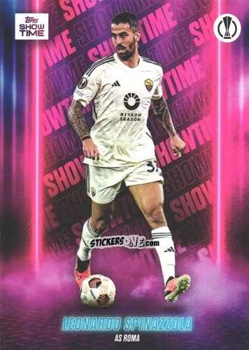 Figurina Leonardo Spinazzola - UEFA Club Competitions Showtime 2023/24
 n. 19SH - Topps