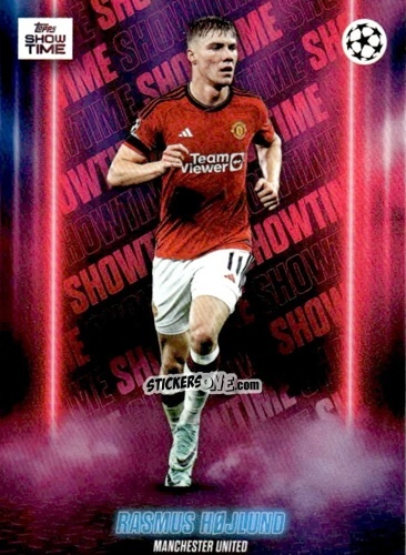 Sticker Rasmus Højlund - UEFA Club Competitions Showtime 2023/24
 n. 26 - Topps