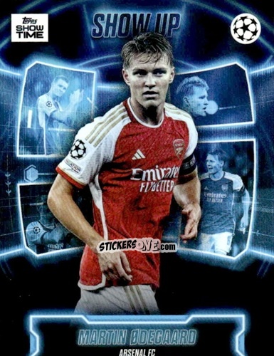 Sticker Martin Ødegaard - UEFA Club Competitions Showtime 2023/24
 n. 6SU - Topps