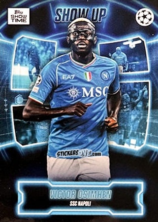 Sticker Victor Osimhen - UEFA Club Competitions Showtime 2023/24
 n. 7SU - Topps