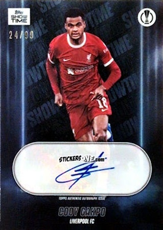 Sticker Cody Gakpo - UEFA Club Competitions Showtime 2023/24
 n. 1AU - Topps